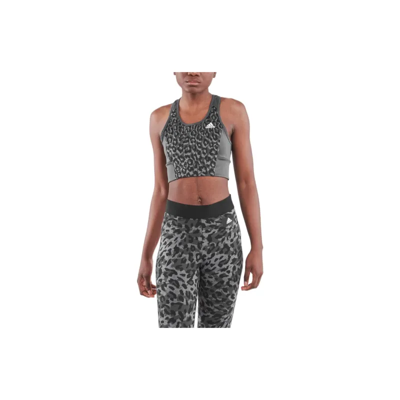 Adidas Sleeveless Sports Shirts Women's Gray-1