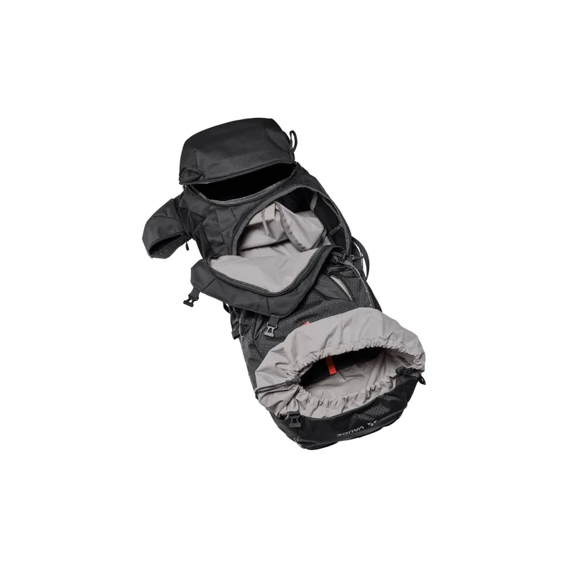VAUDE Recycled Polyester Outdoor Hiking Bag Backpacks Large Size Women's Black-5