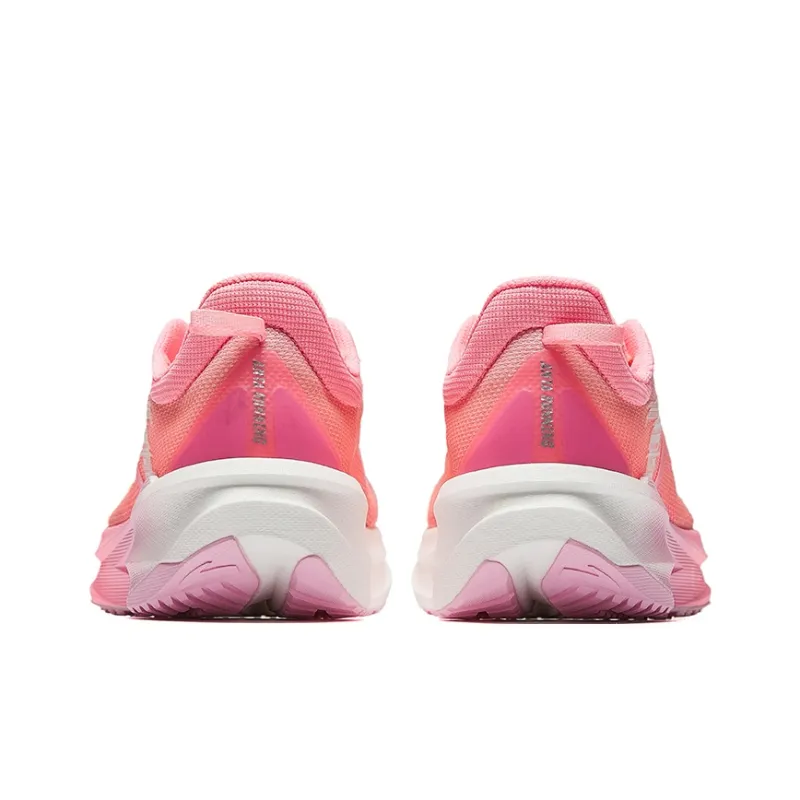 ANTA Plastic Pioneer Running Shoes Men Low Top Floral Pink/Fluorescent Cool Peach Pink/Papyrus White-3
