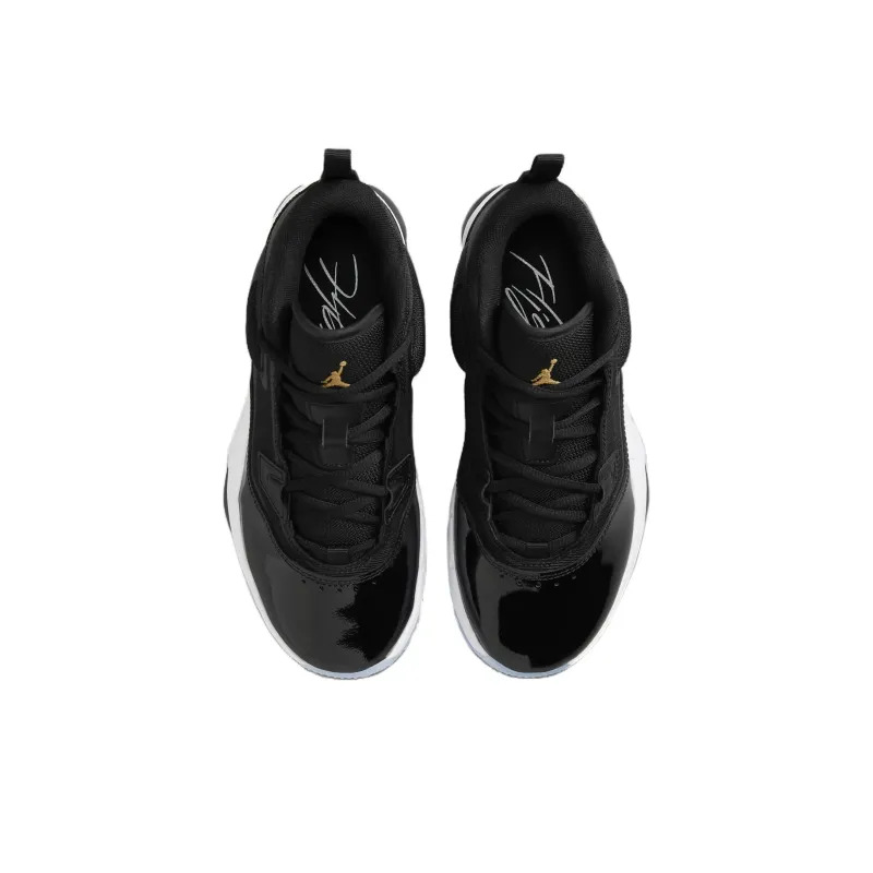 Jordan Stay Loyal 3 Anti Slip Wear Resistant Kids Lifestyle Shoes Black Teenagers-3
