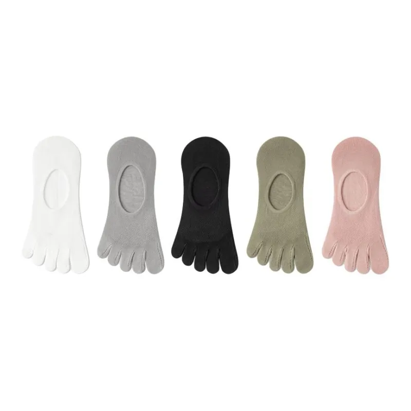 ROBINHOOD No Show Socks Women's 5 Pack-0