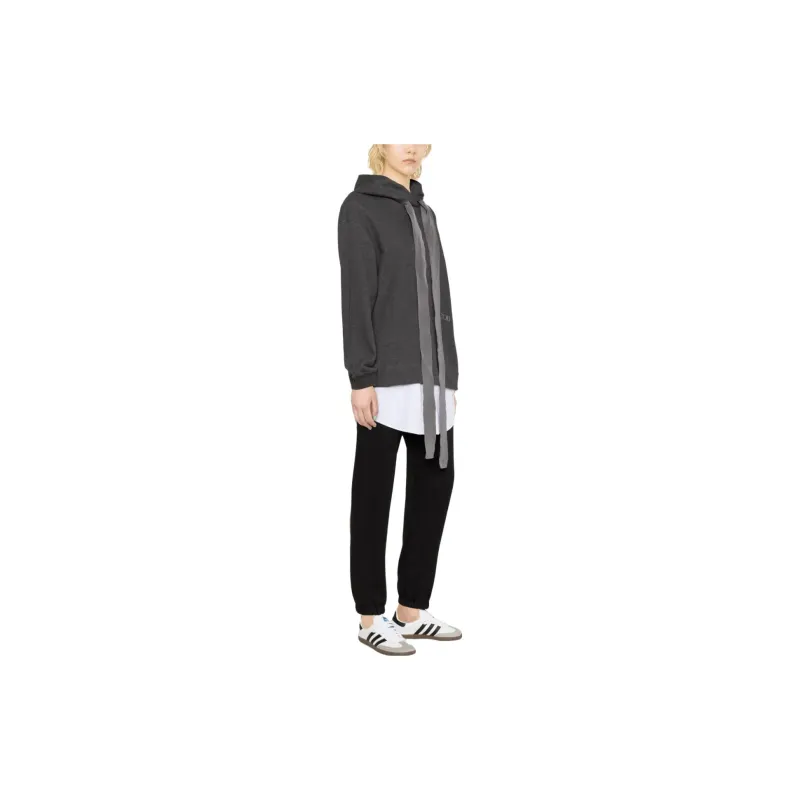 Patou Embroidered logo Hoodie Dress-3
