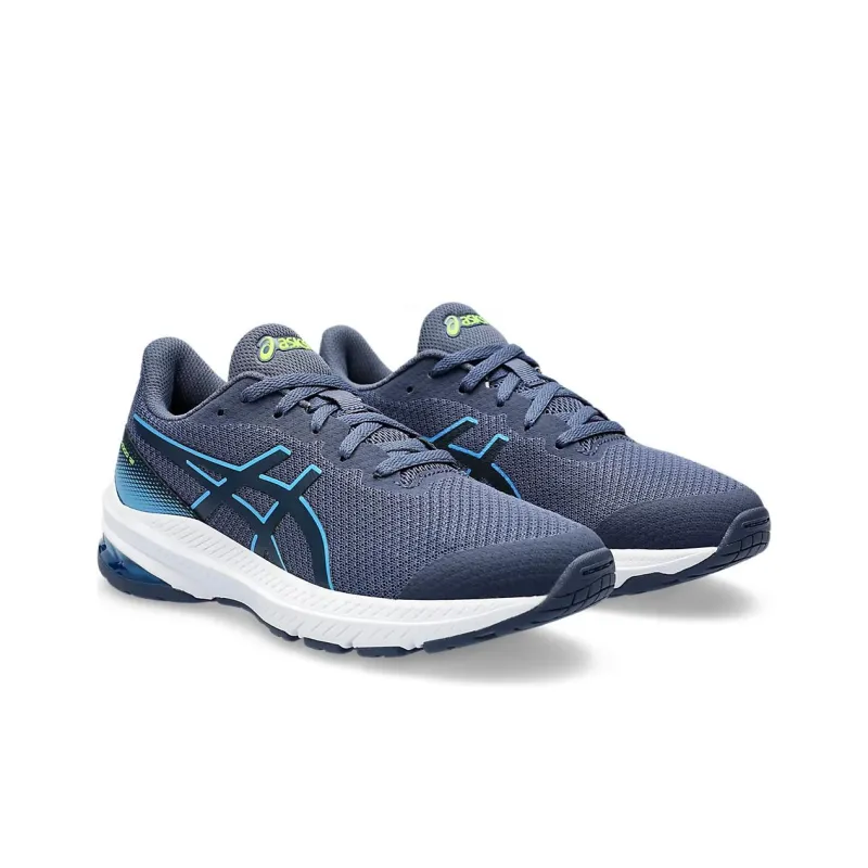 Asics GT-1000 12 Anti-Slip Wear-Resistant Low-Top Kids' Running Shoes Blue Teenagers-2