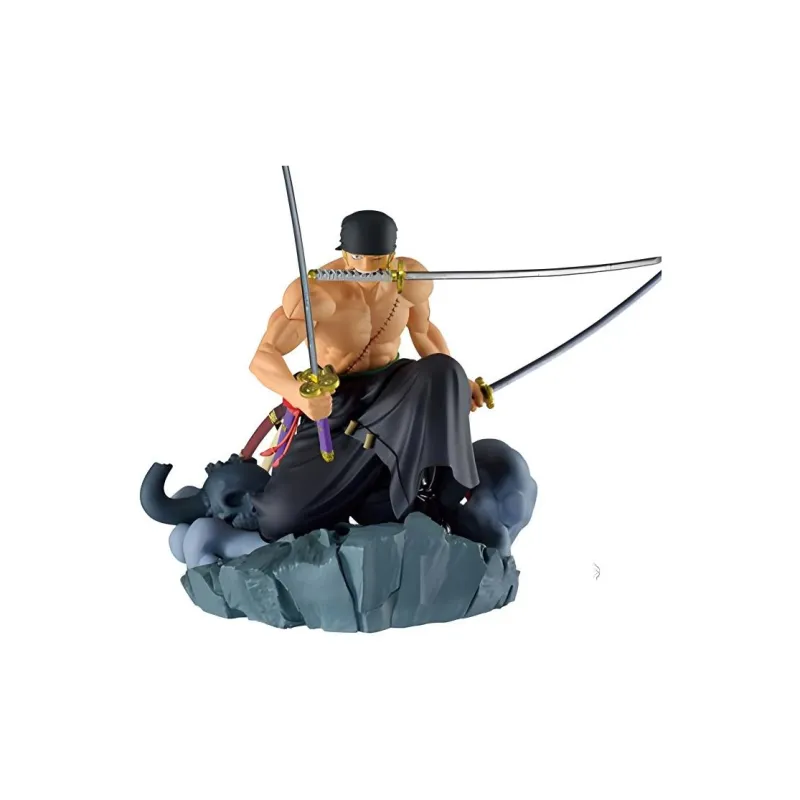 BANPRESTO Roronoa Zoro Glass Factory Diorama One Piece Animation Color Scheme Bonus Gifts-3