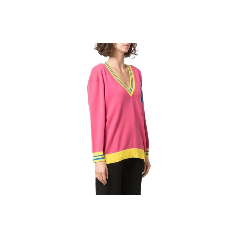 MOSCHINO Teddy Bear Colour block Jumper-3