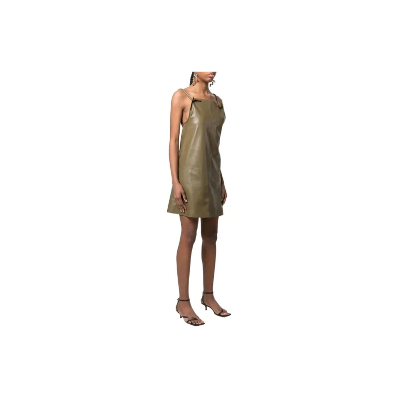 NANUSHKA Vegan Leather Mini Dress-1