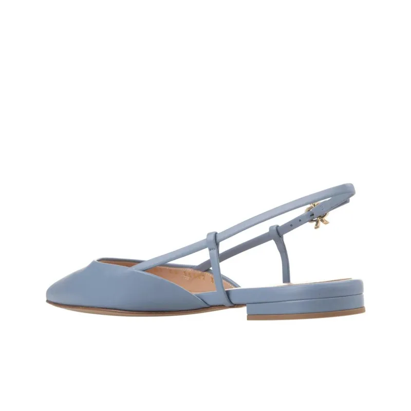 GIANVITO ROSSI Ascent Casual Single Shoes Women's Light Blue-3