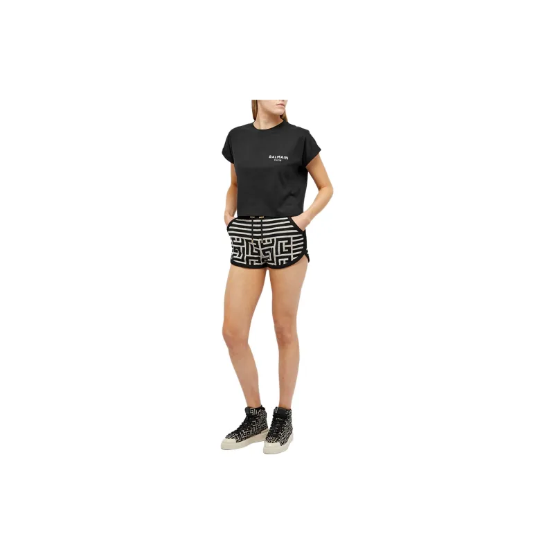 BALMAIN Casual Shorts Women's Black-1