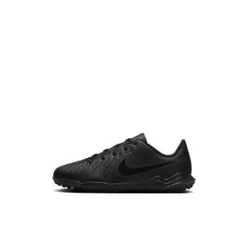 Nike Tiempo Legend 10 Slip Resistant Low Top Kids' Soccer Shoes Black Kids'