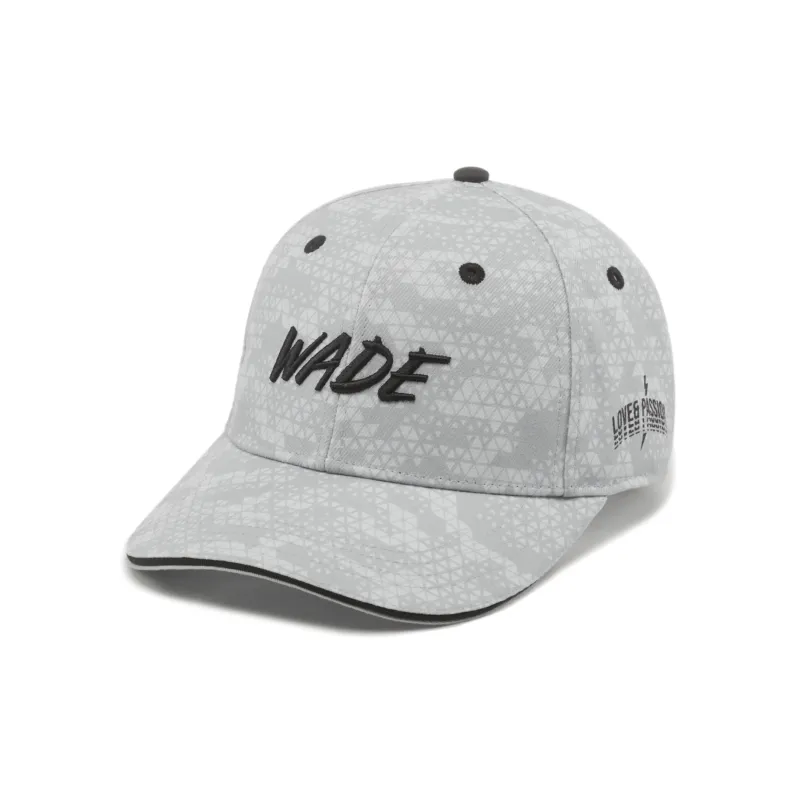 LiNing Polyester Baseball Caps Unisex White Gray All Over Print-0