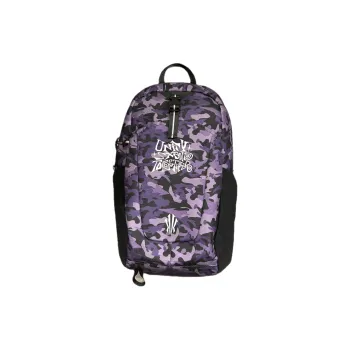 Anta Polyester Backpack Regular Unisex Camouflage Purple