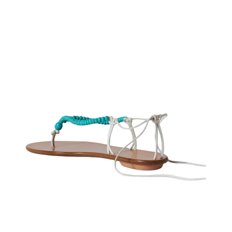 AQUAZZURA Amalfi Strap Sandals Women's Green-2