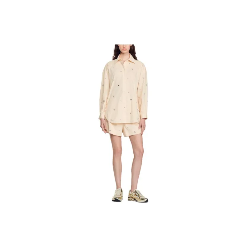 Sandro Shirts Women's Beige Yellow-1