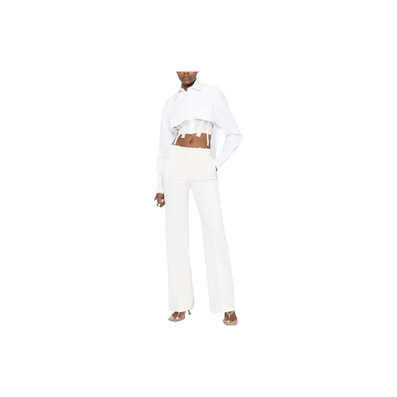 Jacquemus Crop Tops Women's White-1