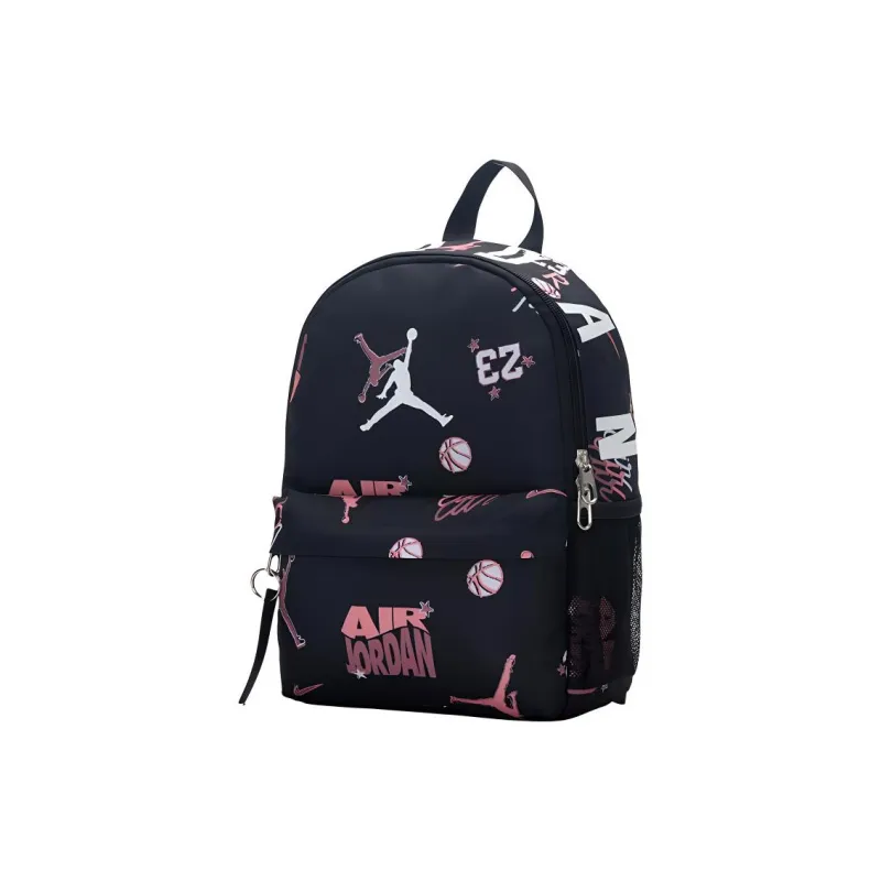 Jordan Polyester Backpack Small Size Unisex Black-1
