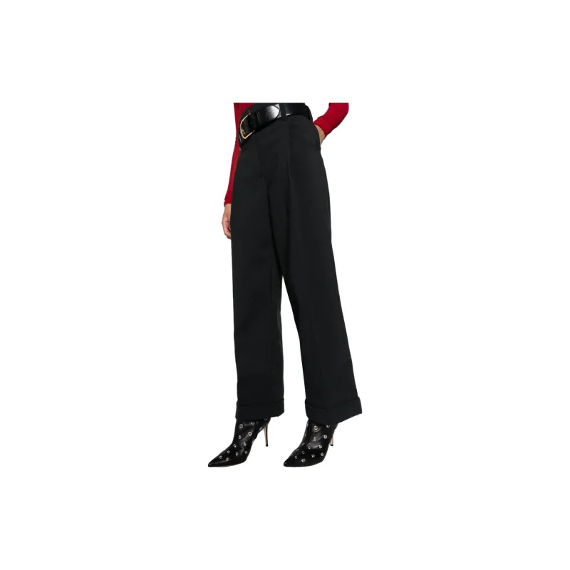 PHILOSOPHY DI LORENZO SERAFINI High waisted Pleated Wide leg Trousers-4
