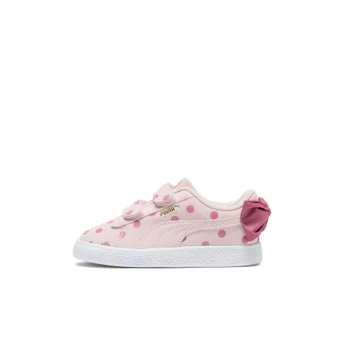 Puma Suede Light Flex Bow Graphic 5 Infant 'Island Pink Polka Dots'