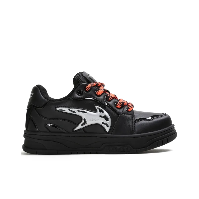 ADCDAVINCI K Series Anti Slip And Wear Resistant Height Increasing Low Top Skateboard Shoes Unisex Black-1