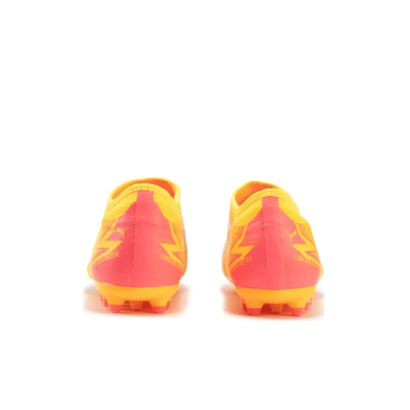 PUMA Ultra Match Slip-Resistant Breathable Coverage Lightweight Low-Top Kids' Soccer Shoes Sunlight Yellow Kids'-3