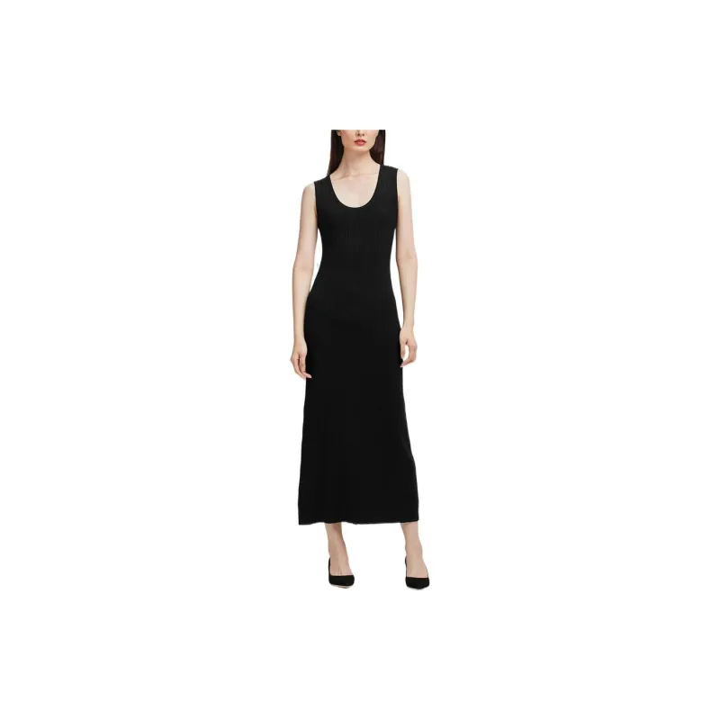 THEORY Sleeveless Dresses Women's Black-1