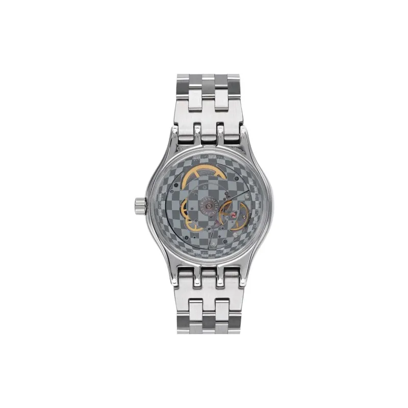 SWATCH Men 42mm Black Watch YIS405G-4