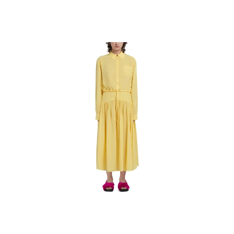 MARNI Casual Long Skirts Women's Yellow-1