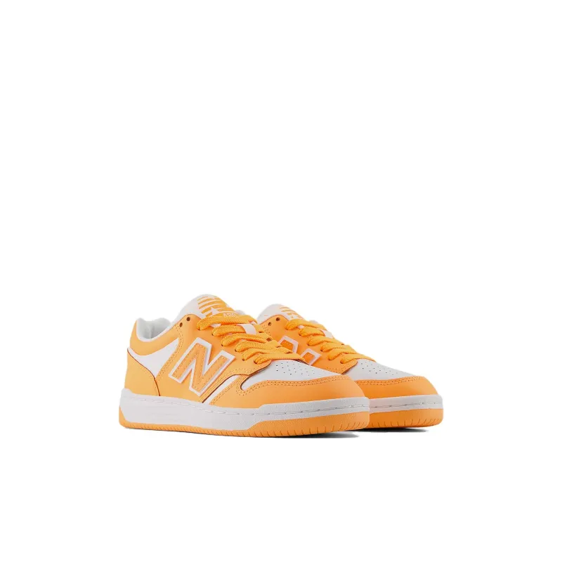 New Balance NB 480 Anti Slip Wear Resistant Low Top Kids' Skateboarding Shoes Yellow Kids'-2