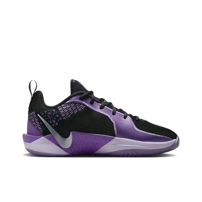 Nike Sabrina 2 Anti Slip Wear Resistant Low Top Children's Basketball Shoes Purple Unisex-1
