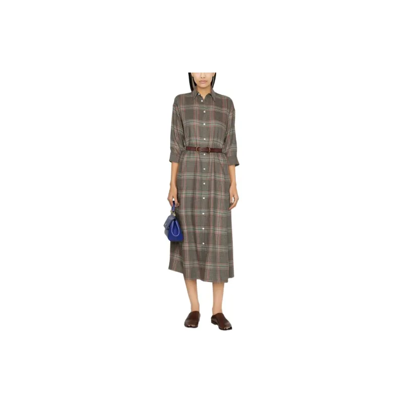 Polo Ralph Lauren Long-Sleeved Dresses Women's Umber-1