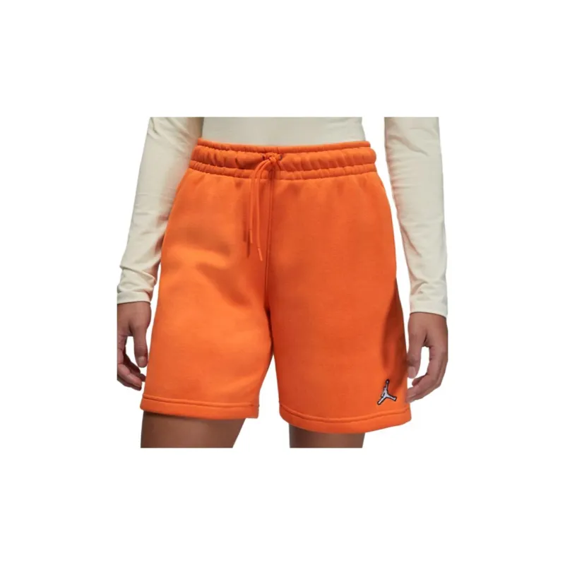 Jordan Brooklyn Casual Shorts Women's Orange Red-3