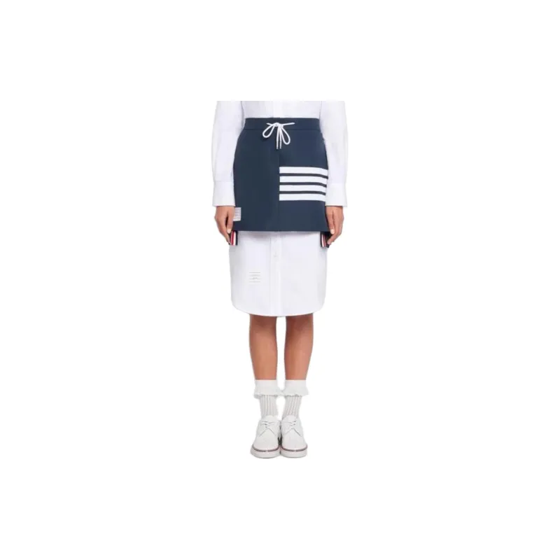 THOM BROWNE Casual Short Skirts Women's Blue-1