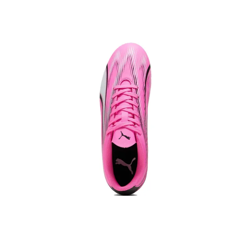 PUMA Ultra Play Slip Resistant Anti Kick Cushioning Abrasion Resistant Low Top Kids' Soccer Shoes Fuchsia Teenagers-3