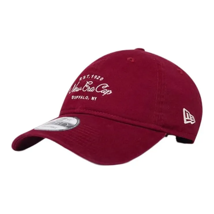 New Era Cotton Baseball Caps Unisex Red-0