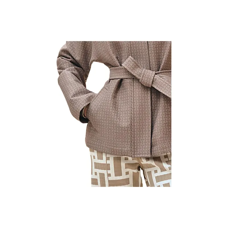 HERMES Coats Women's Elephant Gray-5