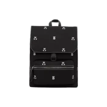 Burberry Leather Backpack Regular Kids' Black