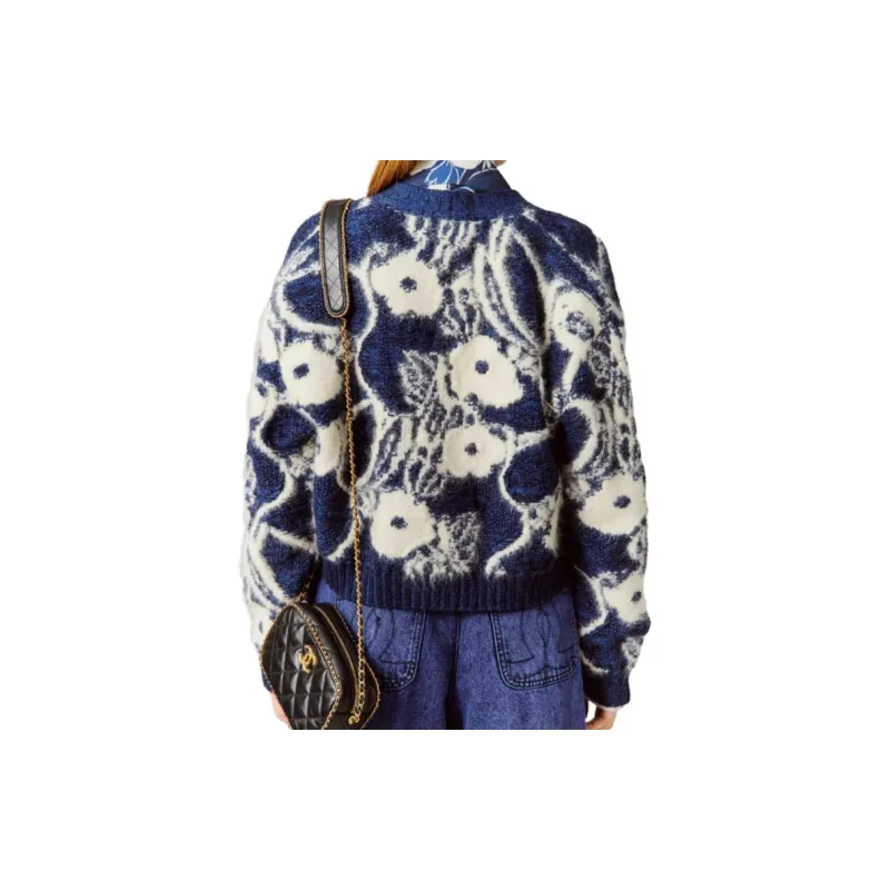 CHANEL Knitwear Women's Blue-3