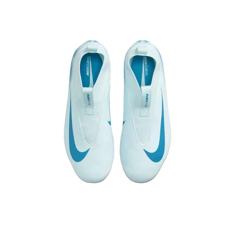 Nike Mercurial Superfly 10 Anti Slip Wear Resistant High Top Kids' Soccer Shoes Blue Kids'-3
