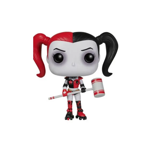 Funko POP Batman The Dark Knight Joker Harley Quinn Roller Skates Edition Chibi Figures-1