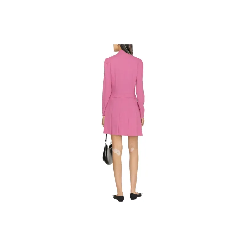 MOSCHINO Long-Sleeved Dresses Women's Rose Red-1