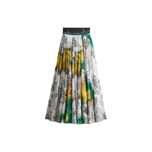 H&M ANAMIKA KHANNA Collaboration Casual Long Skirts Women's White