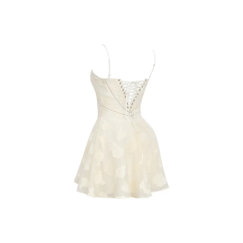 HOUSE OF CB Serenita Slip Dress Women's CREAM/Cream-8