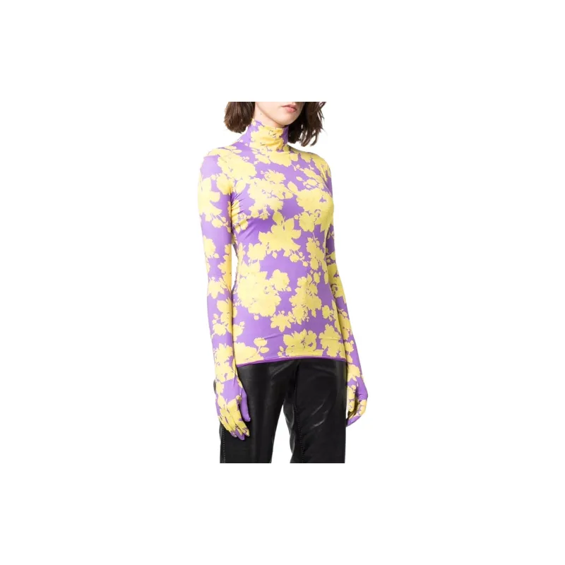 Vetements T-Shirts Women's Purple-3
