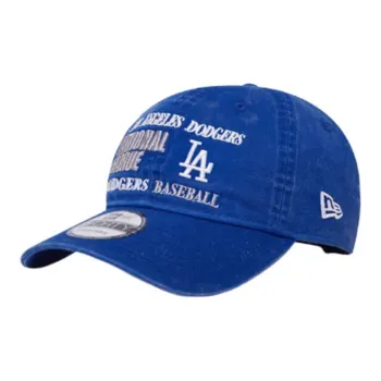 New Era Cotton Polyester Baseball Caps Unisex Blue
