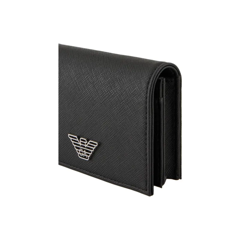 EMPORIO ARMANI Polyamide Coin Purses Wallets Men's Black-3