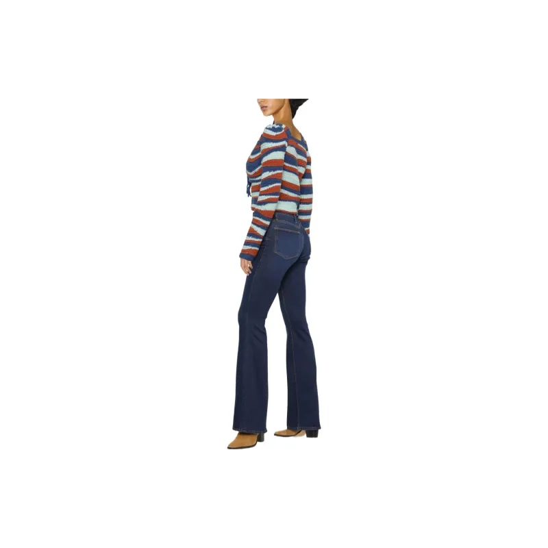 FRAME Mid-rise Flared Jeans-3