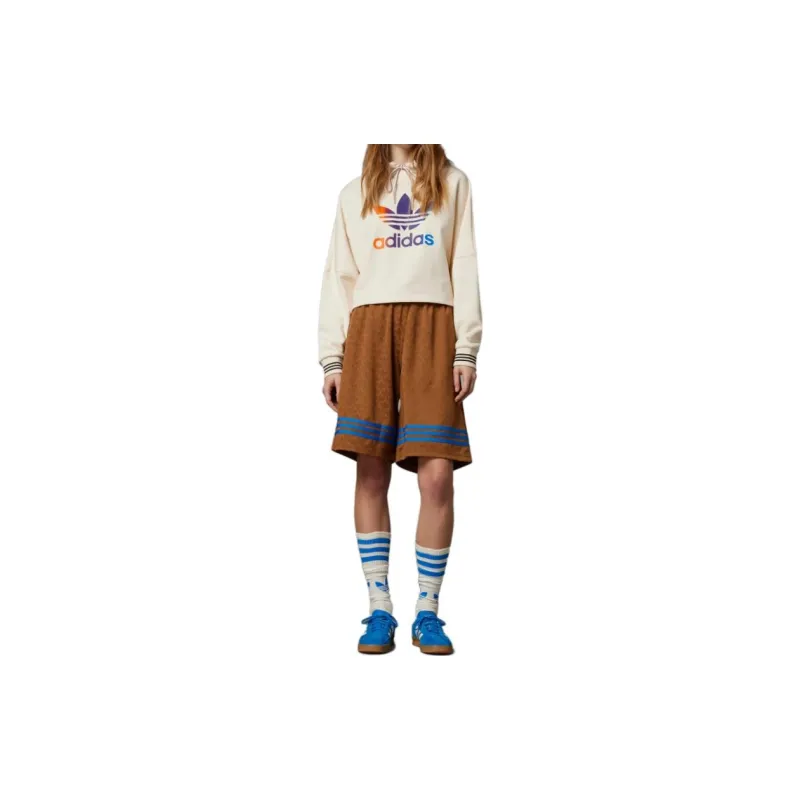 Adidas Originals SS23 Adicolor 70s Retro Series Sweatshirt Women's Miracle White-1