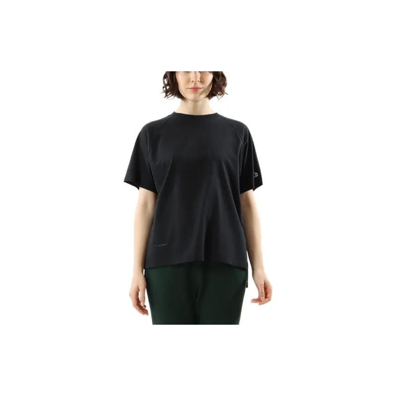 Champion Mock Two-Piece T-Shirt Japan Version Women's-4