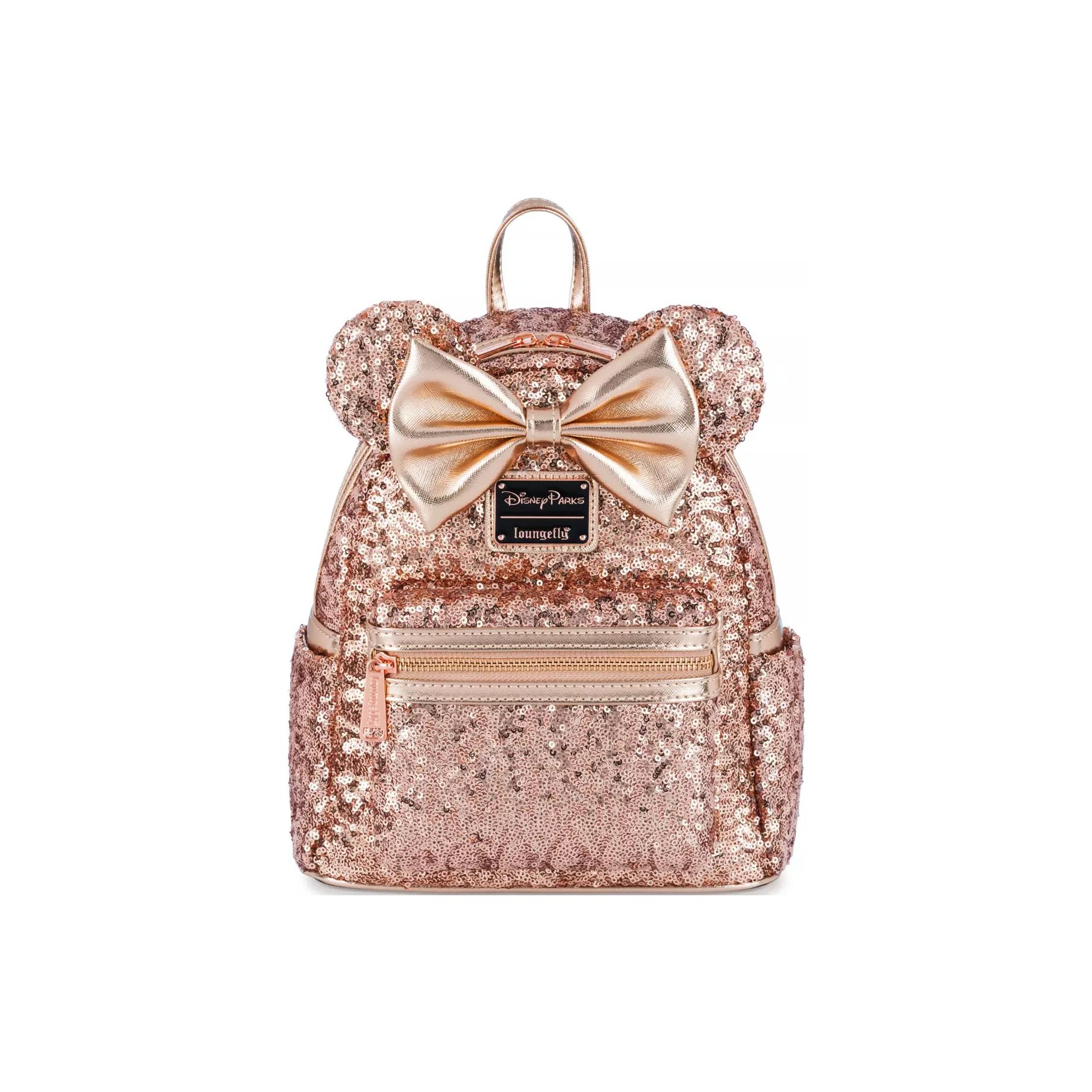 Disney fashion rose gold bag