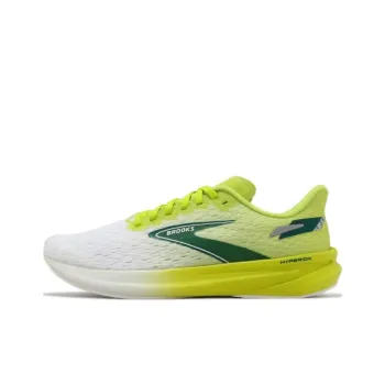 Brooks Hyperion Wear Resistant Low Top Running Shoes Men's White Yellow