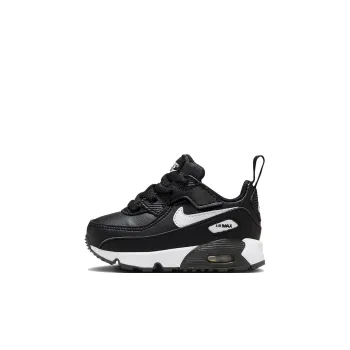 Nike Air Max 90 EasyOn Slip Resistant Anti Kick Low Top Toddler Shoes Black White Infant And Toddler